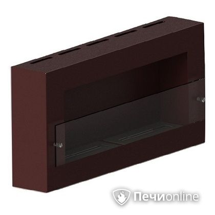 Биокамин ЭкоЛайф Window Fat II Glass black burgundy Арома в Миассе